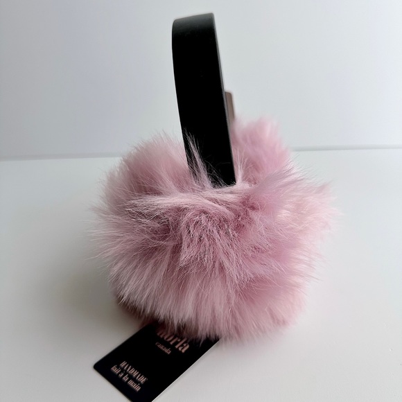 ✨New NORLA Canada Faux Fur Plush Handmade Earmuffs - Picture 2 of 9